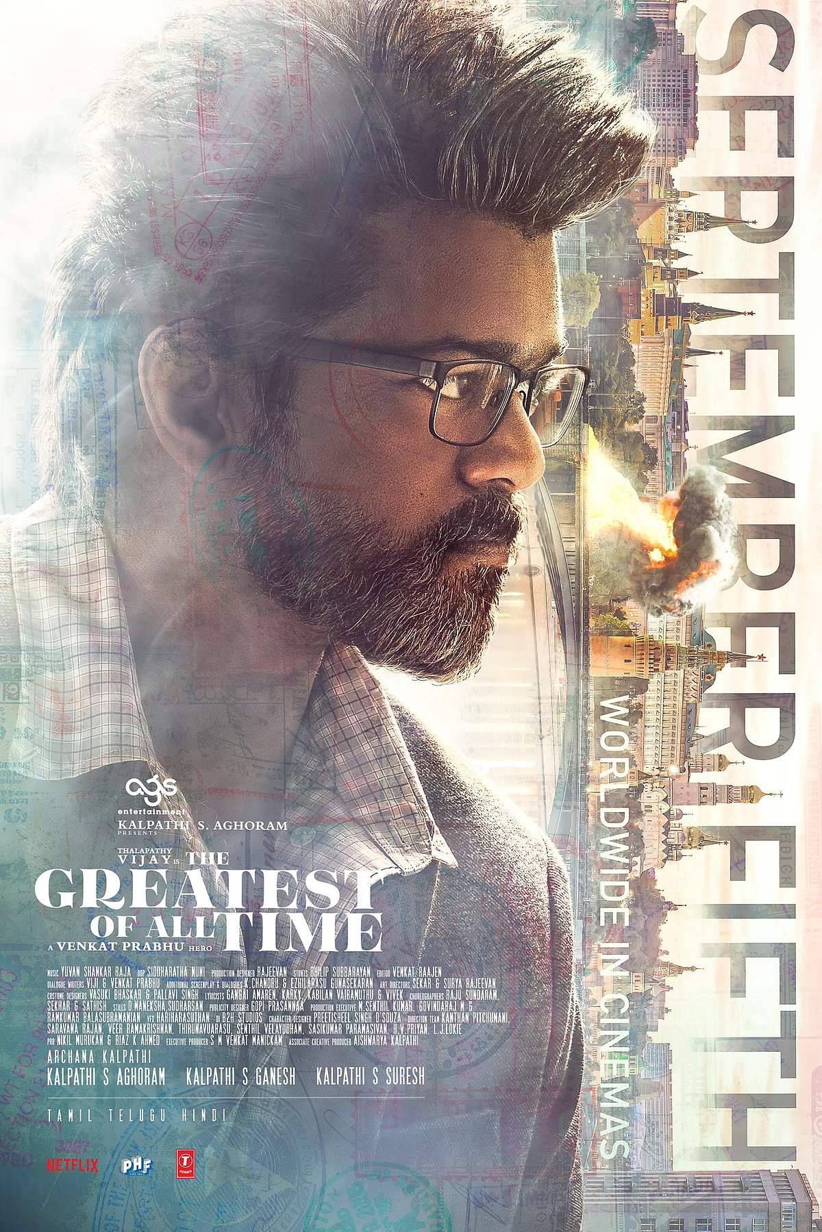 Vijay's film The Greatest of All Time to release on September 5 - Vimarsana News
