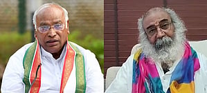 Acharya Pramod Krishnam&Congress President Mallikarjun Kharge