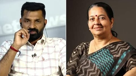 Nigosh Kumar and Uma Thomas (left to right) 