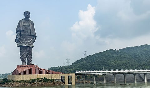 The Statue of Unity in Kevadia, Gujarat