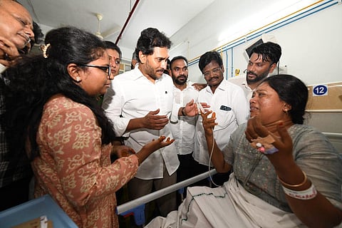 Jagan blames CM Chandrababu Naidu for Tirupati stampede
