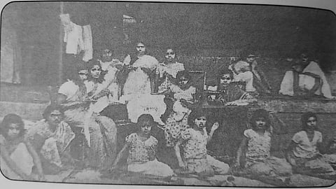 Actors of the play and members of Antharjana Samajam / Year 1947-48