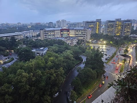 An aerial view of Kochi city 