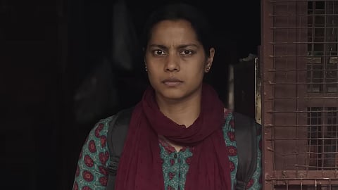 A shot from the film 'Santosh'