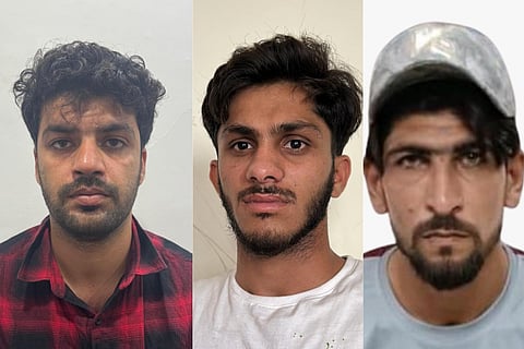 Left to Right: Jaffar, shot dead in extrajudicial killing; Misamum Dhusvasam Mesam Irani; Salman Hussain