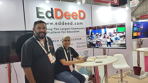 Co-founders  of EdDeed Sandhya Viswan and Manoj Thelakkat 