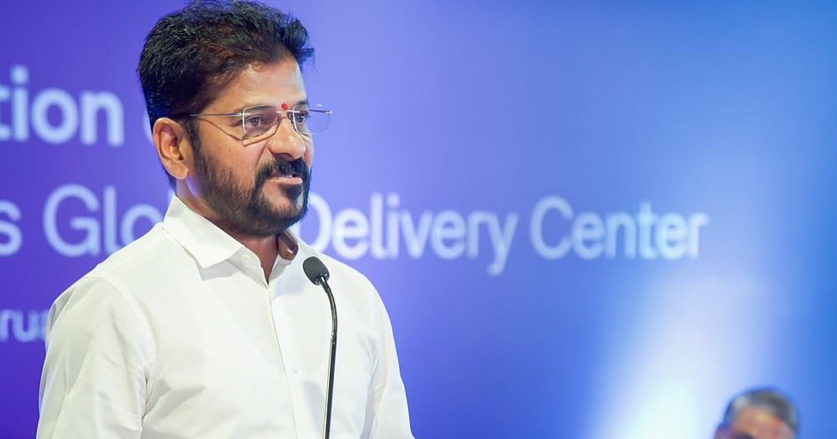 Telangana CM asserts state's water rights; blames KCR for crisis