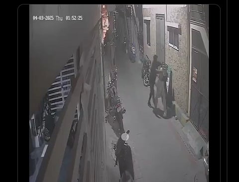 Bengaluru: Woman being molested caught on CCTV, police register case