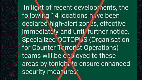 No security alert issued for Telangana, say officials after fake message goes viral