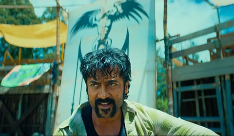 Suriya as Parivel in director Karthik Subbaraj's Retro