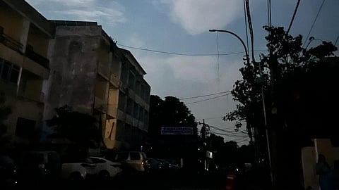 Image featuring Jammu under blackout 