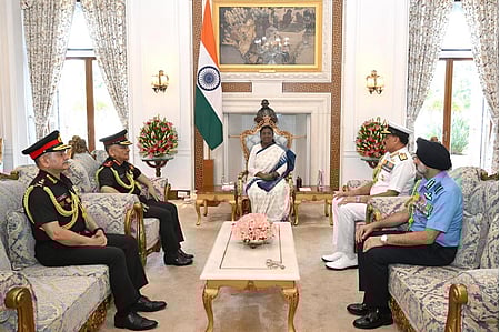 Military chiefs, CDS brief President Murmu on ‘Operation Sindoor’