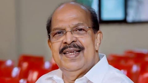 Image featuring G Sudhakaran wearing white shirt 