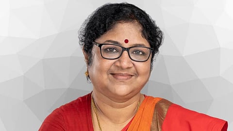 Image featuring Kerala's Higher Education Minister R Bindu