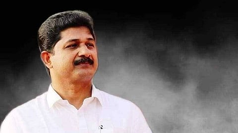 Image featuring  M Swaraj wearing white shirt 