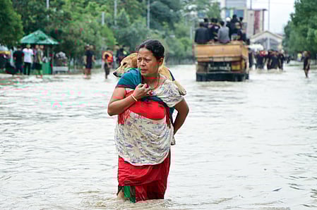 Flood situation remains grim in Assam, over four lakh affected