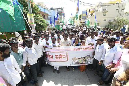 Case against YSRCP leader after spat with cop over refusal to allow ‘Betrayal Day’ rally