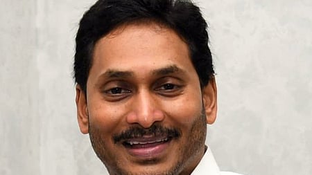 YSR Congress Party President and former chief minister Y. S. Jagan Mohan Reddy 