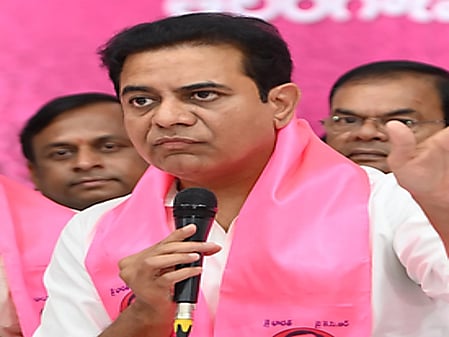 Bharat Rashtra Samithi (BRS) working president K. T. Rama Rao