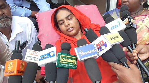 TN woman allegedly pushed off terrace by husband over dowry, files complaint