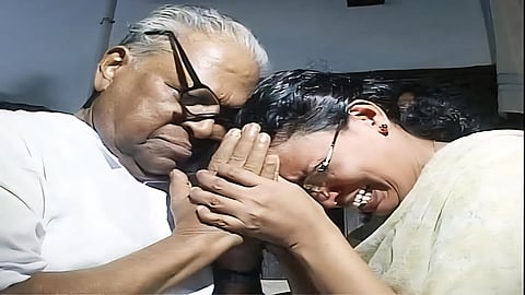 VS Achuthanandan with KK Rema