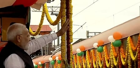 PM Modi flags off three Vande Bharat trains, inaugurates Bengaluru-Belagavi service