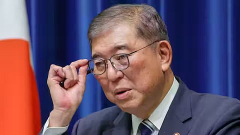 Japanese Prime Minister Shigeru Ishiba