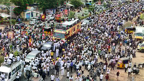 Vijay’s Trichy rally causes traffic chaos, CM Stalin takes a dig at TVK
