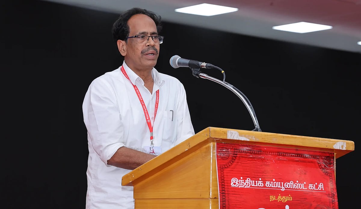 CPI tamil Nadu elects M Veerapandian as state secretary
