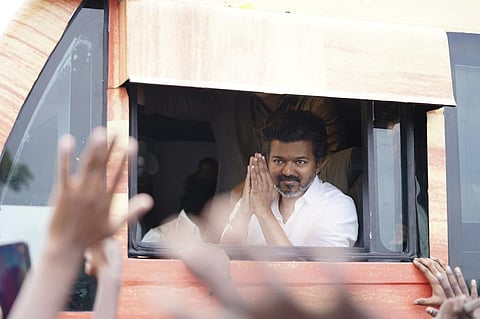 Actor-politician Vijay in campaign
