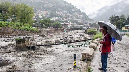 Cloudburst triggers massive destruction in Himachal’s Kinnaur, vehicles swept away