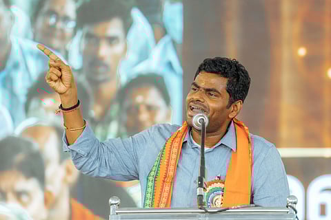 Tamil Nadu BJP leader K Annamalai