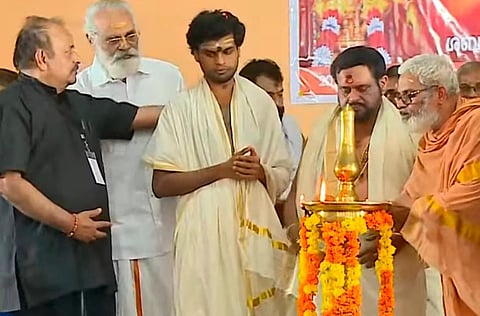 Image featuring the Inauguration of the morning session of Sabarimala Samrakshana Sangamam