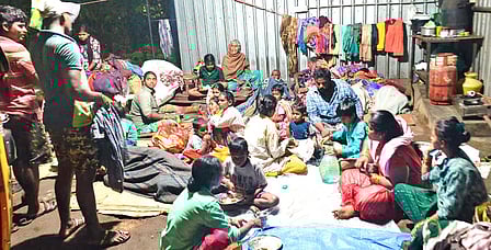Flood in Hyderabad's Musi River inundates bus station