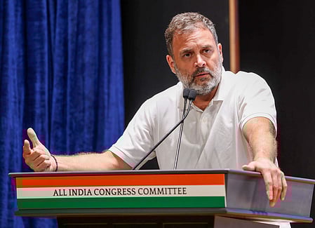 Congress leader Rahul Gandhi