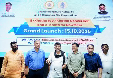 Karnataka govt to launch ‘A Khata’ campaign from Nov 1, calls it ‘6th guarantee’