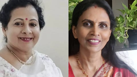 image featuring Padmini Thomas and R Sreelekha (L to R)