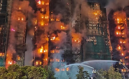 Death toll rises to 94 in Hong Kong residential building fire: Fire department