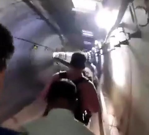 Chennai Metro passengers forced to walk through tunnel after train breaks down midway
