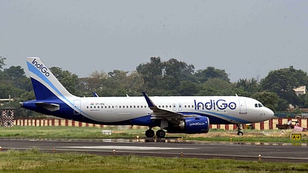 Representative image of an IndiGo aircraft