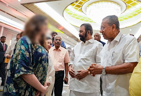 A week after verdict, CM Pinarayi Vijayan hosts survivor at Christmas celebration
