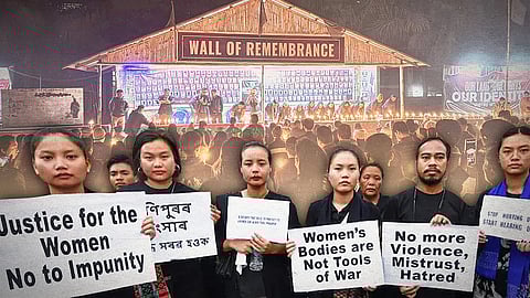 Image showing protestors with banners