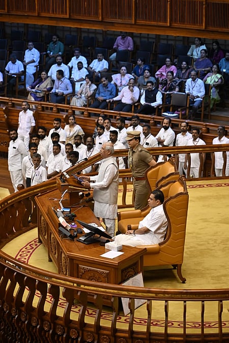 CM Vijayan questions Kerala Governor’s 'unilateral' additions, deletions to cabinet-approved policy address