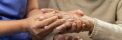 Gentle massaging can help ease the joint pain and swelling from rheumatoid arthritis. 