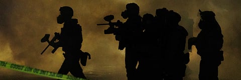 Federal agents deploy tear gas as residents protest a federal agent-involved shooting during an immigration enforcement operation in Minneapolis, Minn., on Jan. 14, 2026. 