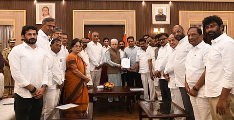 BRS delegation urges Governor to order probe into Singareni ‘financial plunder’
