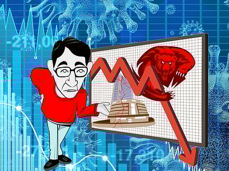 Sensex crashes over 2,300 points after Budget; Nifty down over 600 points 