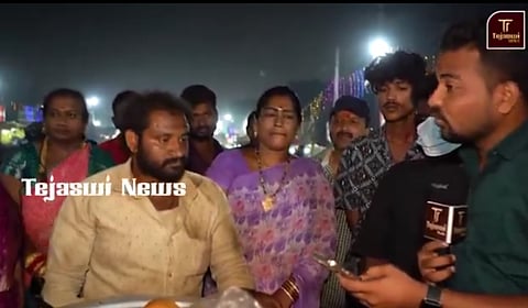 Screengrab from video by Tejaswi News