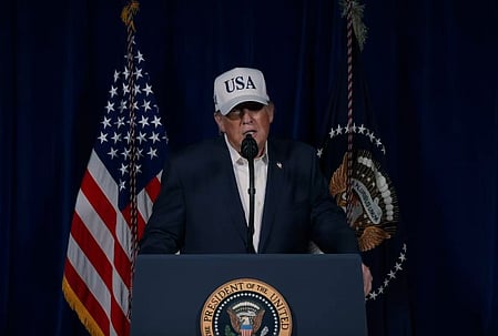 US President Donald Trump