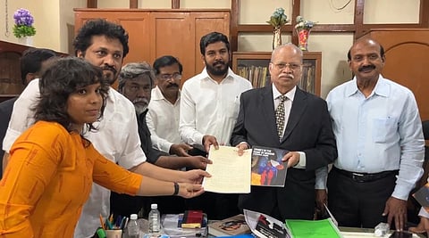 Evidence Kathir, Kowsalya submit data on honour killings to KN Basha Commission 